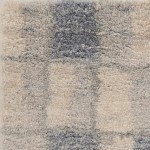 Merino Ivory/Blue Cityscape 5'3" x 7'7" Rug