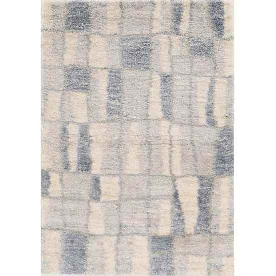 Merino Ivory/Blue Cityscape 7'10" x 9'10" Rug