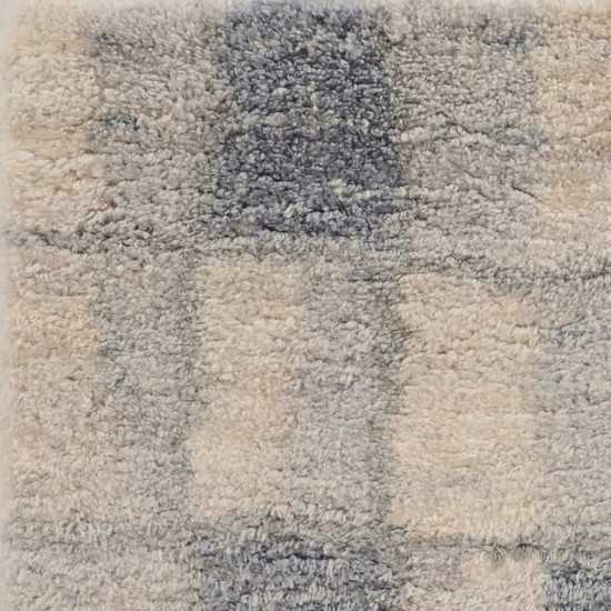 Merino Ivory/Blue Cityscape 7'10" x 9'10" Rug