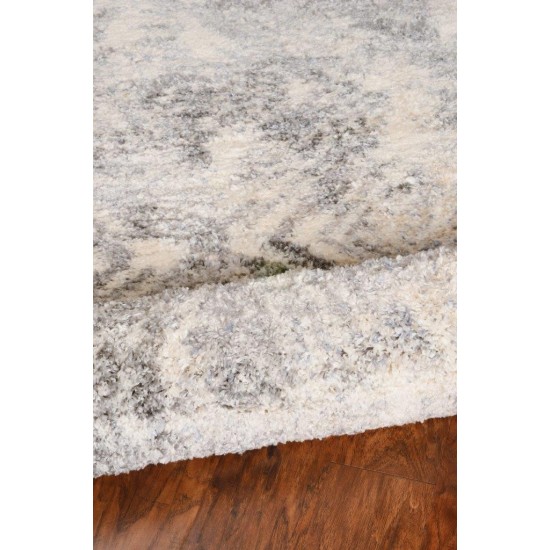 Merino Ivory/Grey Vintage 3'9" x 5'11" Rug