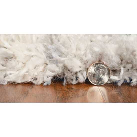 Merino Ivory/Grey Vintage 5'3" x 7'7" Rug