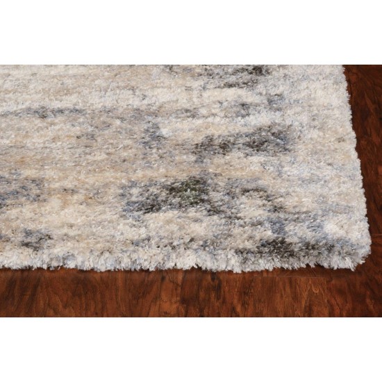 Merino Ivory/Blue Palette 3'9" x 5'11" Rug