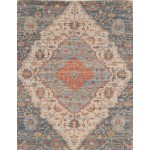 Morris Blue/Red Gramercy 27" x 45" Rug