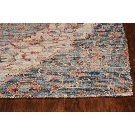 Morris Blue/Red Gramercy 27" x 45" Rug