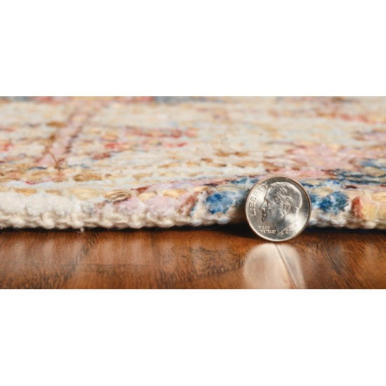 Morris Blue/Red Gramercy 5' x 7' Rug