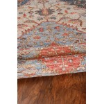 Morris Blue/Red Gramercy 5' x 7' Rug