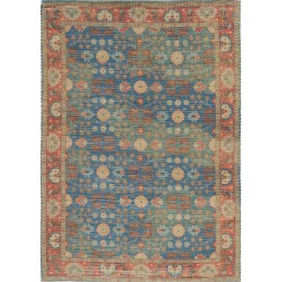 Morris Blue/Red Traditions 3'3" x 5'3" Rug