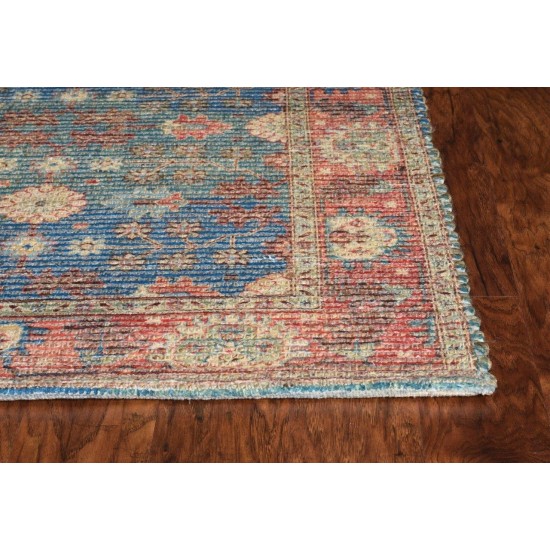 Morris Blue/Red Traditions 3'3" x 5'3" Rug