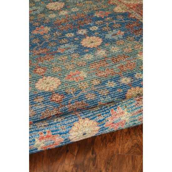 Morris Blue/Red Traditions 5' x 7' Rug