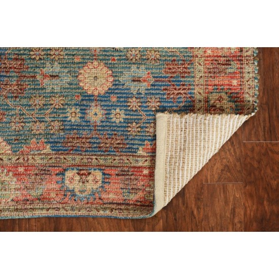 Morris Blue/Red Traditions 5' x 7' Rug