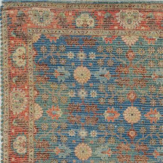 Morris Blue/Red Traditions 5' x 7' Rug