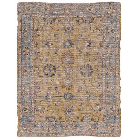 Morris Gold/Lt Blue Karissa 27" x 45" Rug