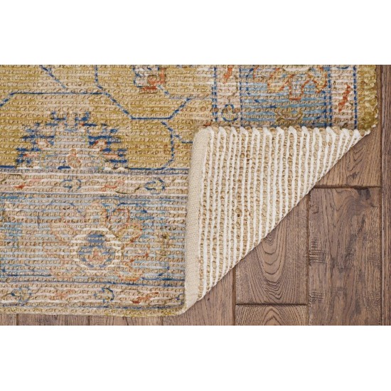 Morris Gold/Lt Blue Karissa 27" x 45" Rug