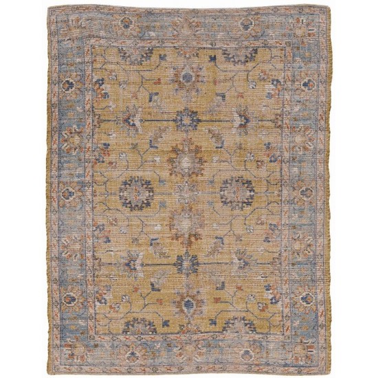 Morris Gold/Lt Blue Karissa 3'3" x 5'3" Rug