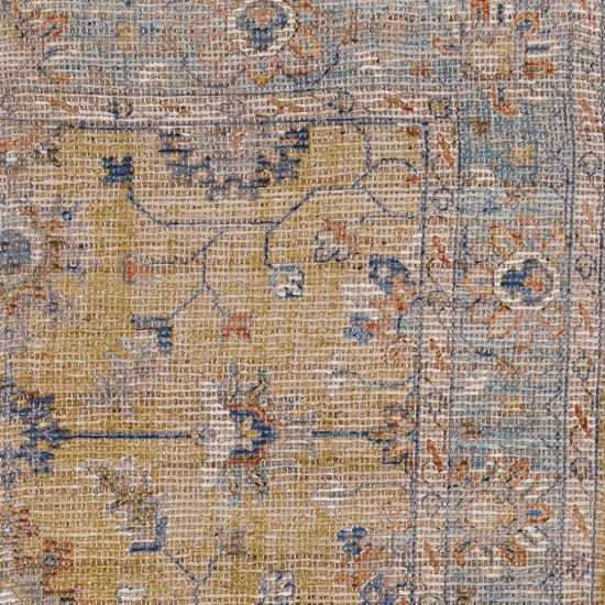 Morris Gold/Lt Blue Karissa 3'3" x 5'3" Rug