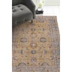 Morris Gold/Lt Blue Karissa 7'6" x 9'6" Rug