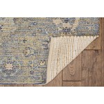 Morris Blue/Yellow Gramercy 5' x 7' Rug