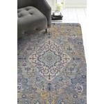 Morris Blue/Yellow Gramercy 5' x 7' Rug