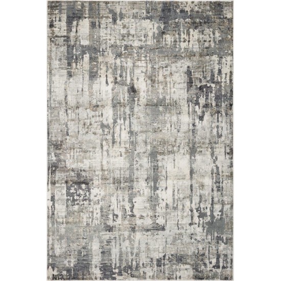 Montreal Grey Moderne 2'2" x 7'6" Runner Rug