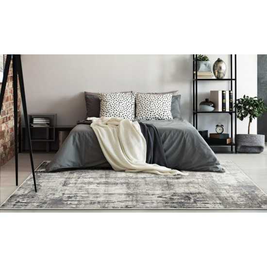 Montreal Grey Moderne 5'3" x 7'7" Rug
