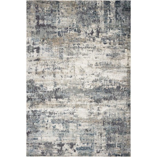 Montreal Ivory/Teal Palette 3'3" x 4'11" Rug