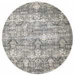 Montreal Grey Heidi 7'7" Round Rug