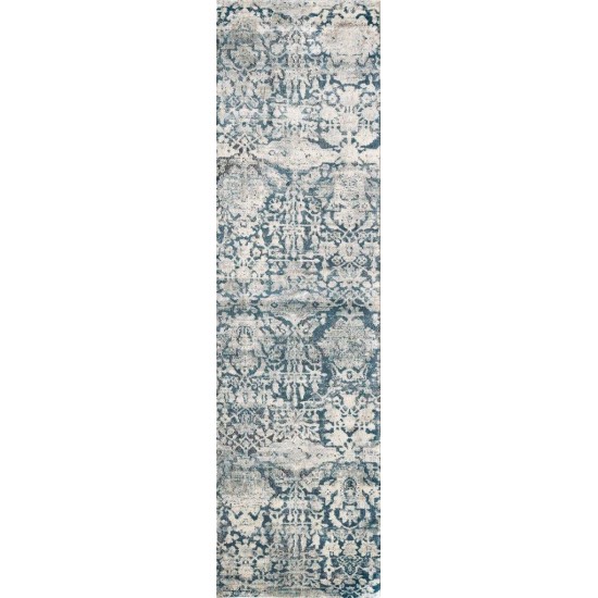 Montreal Teal Heidi 2'2" x 7'6" Runner Rug