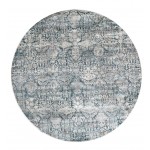 Montreal Teal Heidi 7'7" Round Rug