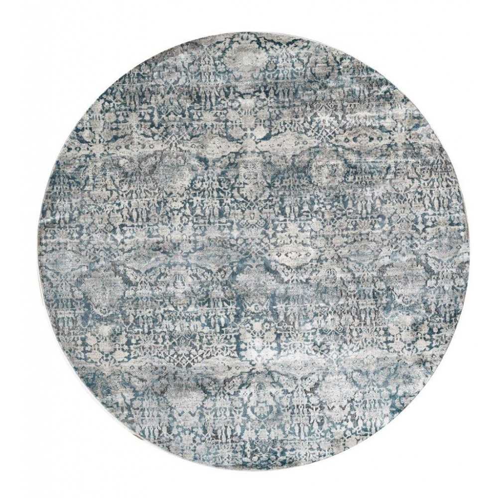 Montreal Teal Heidi 7'7" Round Rug