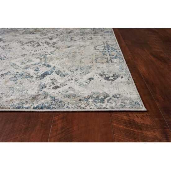 Montreal Teal Avery 2'2" x 7'6" Runner Rug