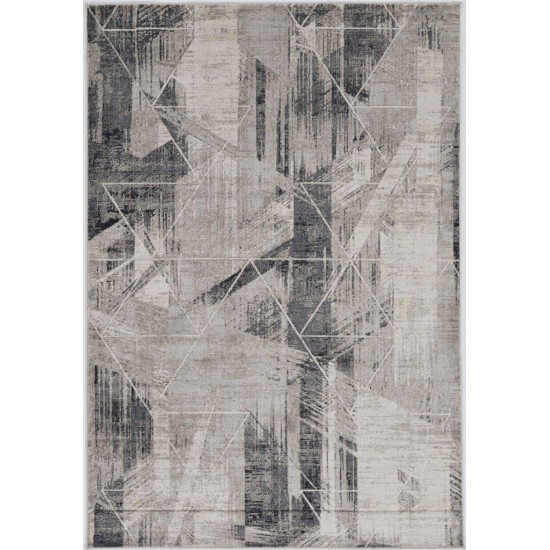 Montreal Grey Visions 5'3" x 7'7" Rug