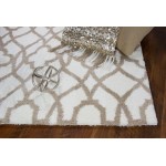 Oasis Ivory/Beige Ironwork 3'3" x 5'3" Rug