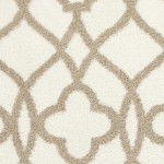 Oasis Ivory/Beige Ironwork 3'3" x 5'3" Rug