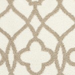 Oasis Ivory/Beige Ironwork 7'10" x 10'6" Rug