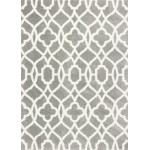 Oasis Grey/Ivory Ironwork 5'3" x 7'7" Rug