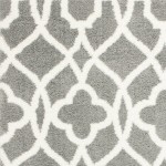 Oasis Grey/Ivory Ironwork 5'3" x 7'7" Rug