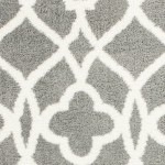 Oasis Grey/Ivory Ironwork 7'10" x 10'6" Rug