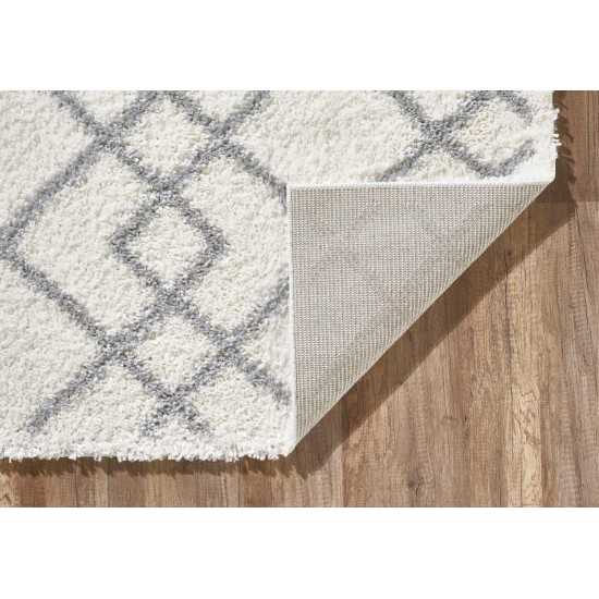 Pax Ivory Grey Trends 2'2" x 7'6" Runner Rug