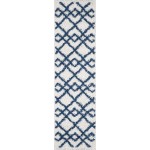 Pax Ivory Blue Trends 2'2" x 7'6" Runner Rug