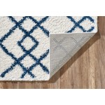 Pax Ivory Blue Trends 2'2" x 7'6" Runner Rug