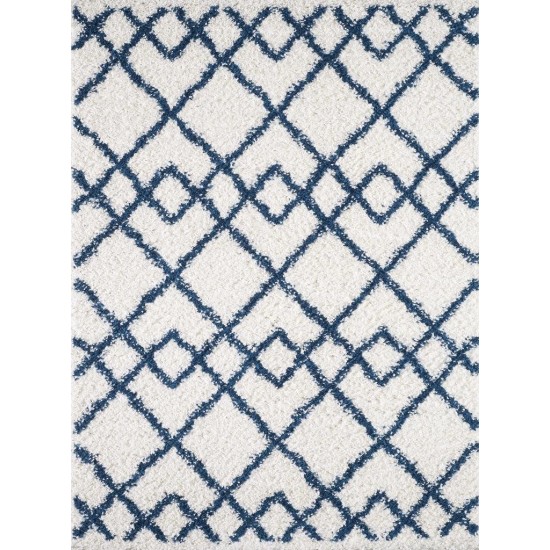 Pax Ivory Blue Trends 5'3" x 7' Rug