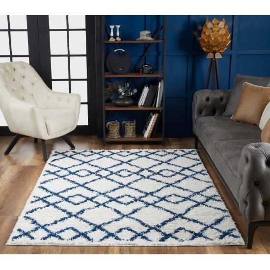 Pax Ivory Blue Trends 5'3" x 7' Rug