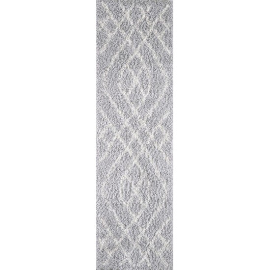 Pax Light Grey Trends 2'2" x 7'6" Runner Rug