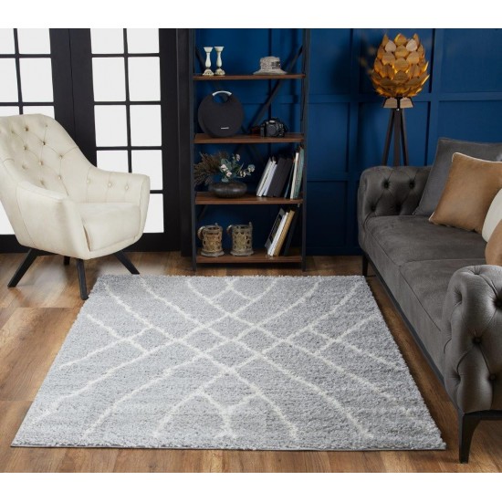 Pax Light Grey Eternity 5'3" x 7' Rug