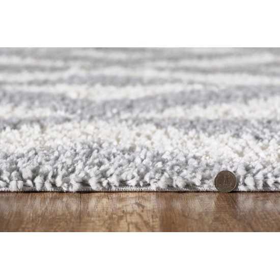 Pax Light Grey Illusions 5'3" x 7' Rug