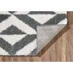 Pax Dark Grey Illusions 2'2" x 7'6" Runner Rug