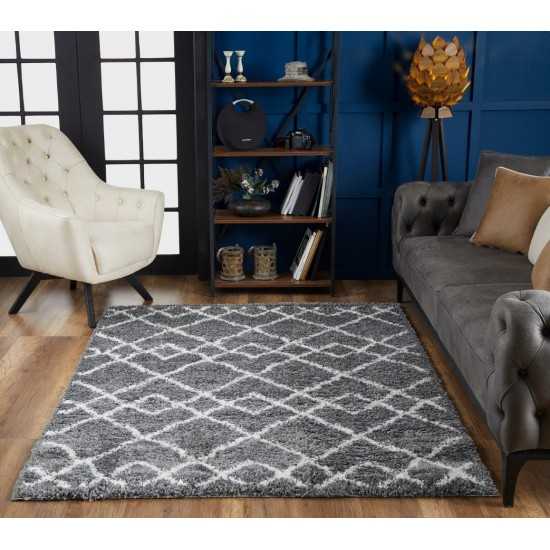 Pax Dark Grey Trends 5'3" x 7' Rug