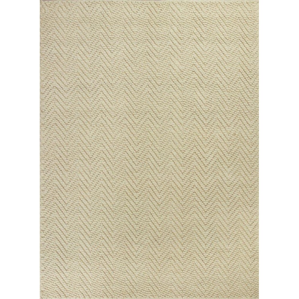 Porto Ivory Herringbone 27" X 45" Rug