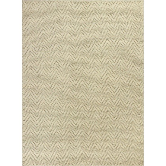 Porto Ivory Herringbone 5' x 8' Rug