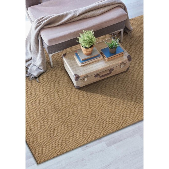 Porto Natural Herringbone 27" X 45" Rug